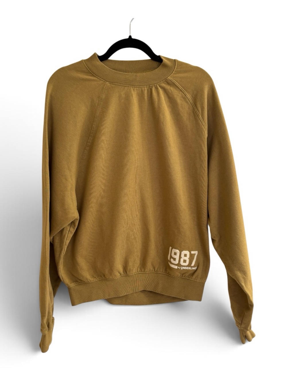 Just Attitude "1987  Raglan Fleece Sweatshirt by Underline Unisex Size M